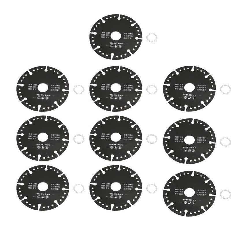 10pcs Angle Grinder Saw Blade Flat Emery Multifunctional Cutting Saw