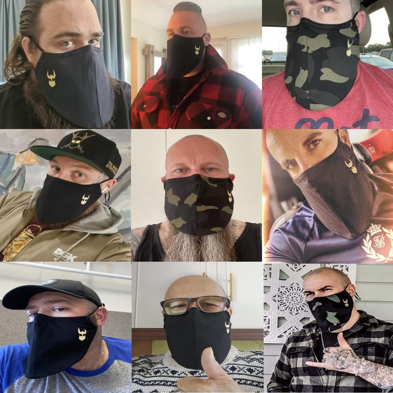 The Beard Defender Face Mask by Beard Struggle - Adjustable