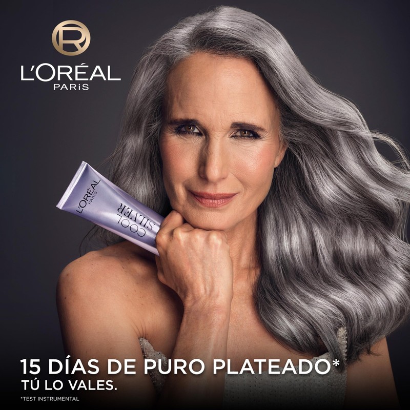 L'Oréal Paris Cool Silver Platin-Grau-Behandlung, Perlweiß, für helles, graues Haar,