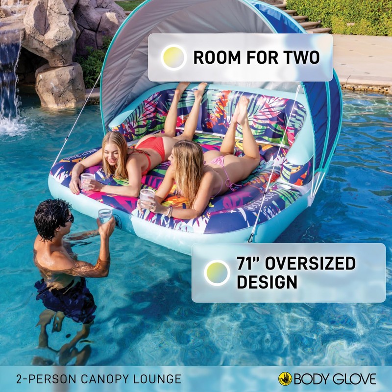 Body Glove 2-Person Pool Canopy Lounge