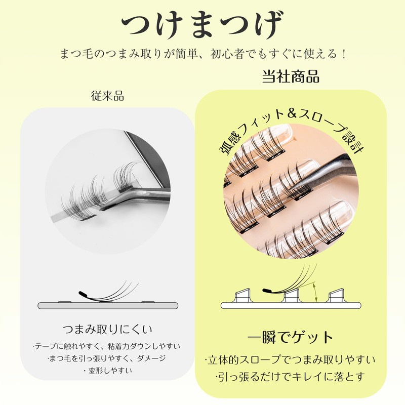 False Eyelashes, No Glue Required, 1 Second, 4D, Bundle, 20