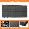 WALMANN Metal Pegboard Kit with Accessories for Wall, Garage Tools