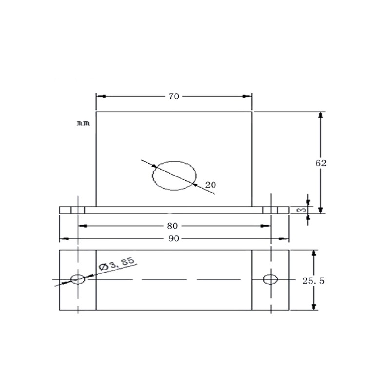Normally Open Current Sensing Switch Adjustable AC 0.5-200A SZC03-No AL-CH