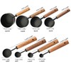 Uniturcky Measuring Cups and Spoons Set of 8, Matte Black