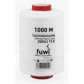 Sack Sewing Thread, Very Tear-Resistant Made of 100% Polyester, Tex 200(4), 1000 Metres