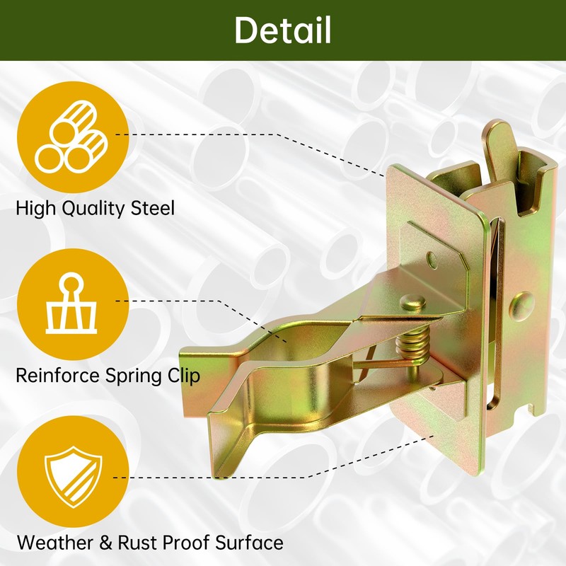 ForoGore 6 Pcs E-Track Tool Holders, Zinc Coated E Track