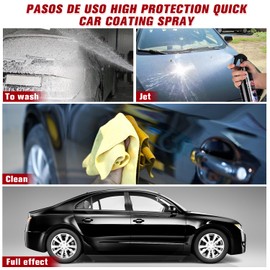 2Pcs Nurafix Nano Car Spray, Nurafix Nano Scratch Remover, Nurafix Nano Spray, Car Scratch Repair Nano Spray, Nano Ceramic Coating Polishing Spraying, Quick Repairing Scratch (120ml+100ml)