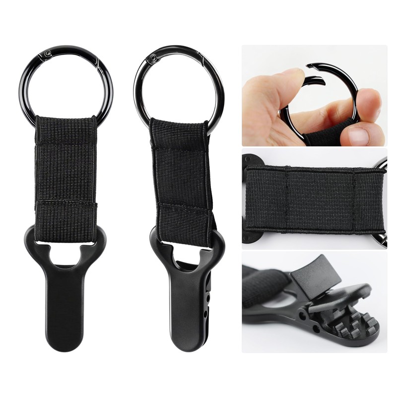 4Pcs Hat Clip for Travel on Bag, Straw Hat Carry