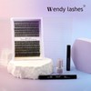 Cluster Lashes Extensions Natural 12-16mm Mixed 30D+40D Soft Reusable Individual