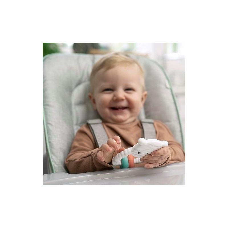Mordedera para bebes Soothing Sheppy de Ingenuity con Aros de