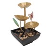Tabletop Fountain Small Circulating Water Ornaments Indoor Waterfall for Office