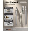Nicpro 4 Pack Mechanical Pencil 0.5 mm with Case, MB1000