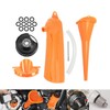 HDBUBALUS Crankcase Fill Funnel Primary Case Oil Fill Oil Filter