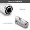 APOMOONS 2 Pcs SDS Plus Adapter, 6.35 mm Silver Bit
