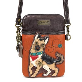 CHALA Crossbody Cell Phone Purse- Women's Wristlet Handbags Multicolor (German Shepherd)
