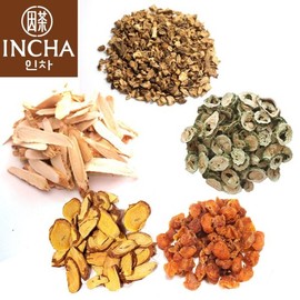 Incha 쏙당차 재료 만들기 세트 750g (감초 여주 황기 치커리 용안육) Sokdangcha Ingredient Making Set 750g (Licorice, Bitter Melon, Astragalus, Chicory, Longan Flesh)