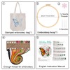 Louise Maelys Canvas Tote Bag Embroidery Kit for Beginners,Cross Stitch