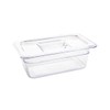 Vogue U237 Polycarbonate 1/4 Gastronorm Container, 2.4 L Capacity, 265