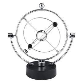 Craft Perpetual Motion Movement Swing Ball Celestial Body Movement Orbital Motion Balls Home Office Desk Table Ornament Gift(A603)