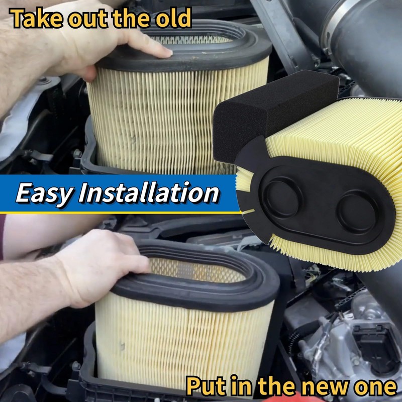 FA1927 Engine Air Filter Compatible with 2017 2018 2019 Ford