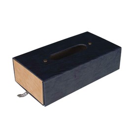 Dulton H20-0155NB Cover, Fall Double Tissue Box, Navy, Height 3.0 x Width 10.2 x Depth 5.5 inches (77 x 260 x 140 mm), FOLDABLE TISSUE BOX NAVY