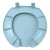 Asiento Con Tapa Redondo Azul Claro Para Wc Exel Eclipse