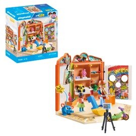 PLAYMOBIL MyLife 71536 Toy Shop, Exciting Moments in Play Paradise, Includes Game Corner and Photo Wall, Detailed Toy for Children from 5 Years