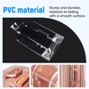 Abizarch 3Pcs Luggage Covers Waterproof PVC Suitcase Cover Dustproof Clear