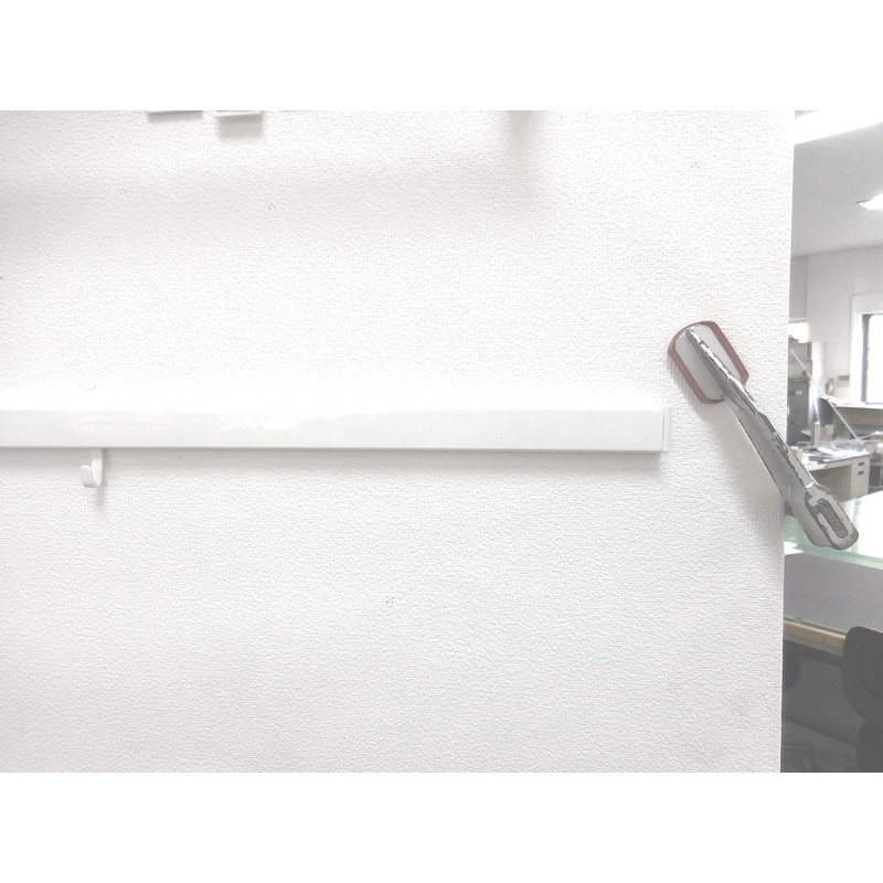 Nichi Seisakusho BH-CK53W bH Rail Series Single Hook, White, Pack