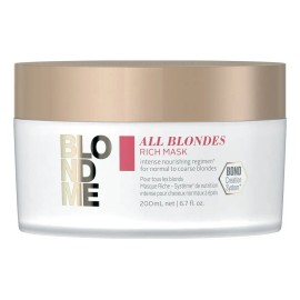 Marcarilla Para Cabello Dañado Schwarzkopf Blondme 200 Ml