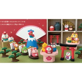 Deco Corporation concombre ZCB-47469 Mamofuku Mascot, Fukuku Frog Size: Approx. W2.3 D2.6 H2.6