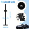 DULZEN Pack of 80 Universal Cable Ties Buckle Nylon Cable