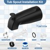 Enhon Tub Spout, Universal Fits 1/2'' Copper Pipe, 1/2'' IPS