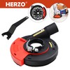 HERZO Surface Grinding Dust Shroud for Angle Grinder, Universal 4.5"/5"