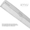 KYVU A5 Handmade 16.8 cm Dual-Tooth Aluminium Comb