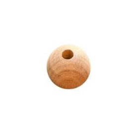 Wood Dowel Caps, 1 Inch Diameter, 1/4 Inch Hole, Unfinished (12)