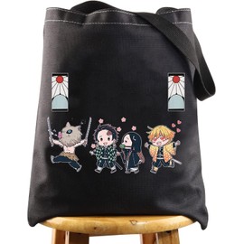 LEVLO Anime Cosmetic Bag Tanjirou Anime Cosplay Gift Tanjiro Cartoon Make up Zipper Pouch Bag for Family Friend, Tanjiro BT (Tanjiro BT) (Tanjiro BT)