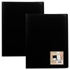 eco-eco A4 100% Recycled 20 Pocket Black Flexible Cover Portfolio