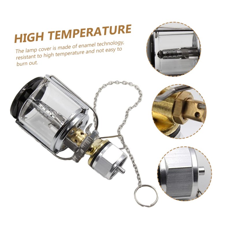 CORHAD Copper Stainless Steel Camping Lamp Propane Gas Lantern Easy