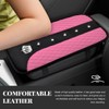 FSTURIOS Bling Leather Car Center Console Cover, 12.6"×7.5" Crystal Anti-Scratch