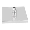 8" Inch Square Chrome Face Rainfall LED Shower Head 7