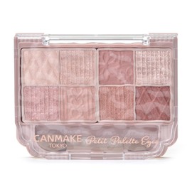 Canmake Petite Palette Eyes 02 Bonneur Maroon 0.08 oz (2.0 g) Eye Shadow Palette, Reddish Brown
