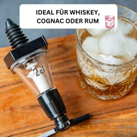 Westmark 92202260 Dosing Device, Measuring / Filling Unit: 2 cl, Plastic, Standard, Black/Transparent