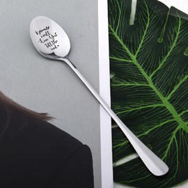 Boyfriend Birthday Gifts for Wife Husband Coffee Spoon Gift for Husband Girlfriend Valentines Day Gifts for Her Him Wife Boyfriend I Love You Gifts for Fiance Girlfriend Boyfriend Fiancee Tea Spoon