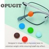 OPUGIT Glasses Ear Grips, Silicone Anti-Slip Eyeglass Temple Tip Sleeve