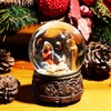 Snow Globe Christmas Glass Water Globe Musical Holy Family Polystone