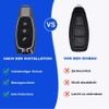 Car Key Case for Ford, 3 buttons black