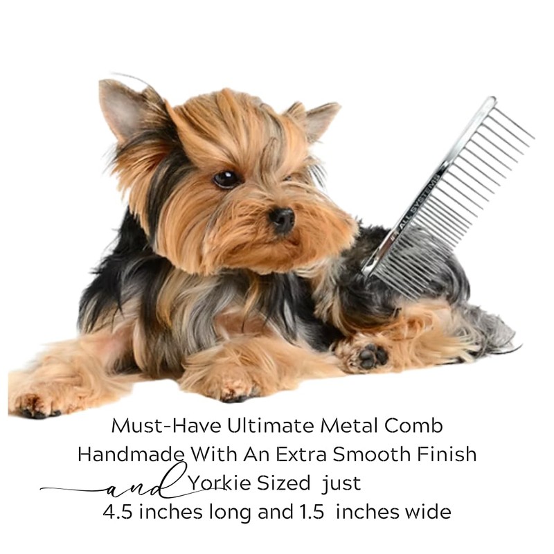 #1 All Systems Yorkie Grooming Kit, 6-Piece Set with Shampoo,