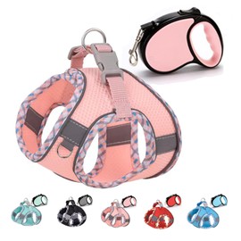 Pet Harness for Small Dogs, Dog Leashes, Telescopic, Self-winding Flexible, For Medium Dogs, Harness, Lead Set, Towing Rope, Lead Set, Ultra Small Dog Harness, Retractable Leash for Dogs and Cats,