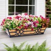 cheehigo Railing Planter Box, Window Planter Boxes Outdoor 2 Pack